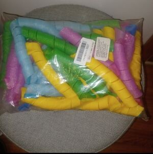 Heatless curler curl wraps Huge Lot- NEW /